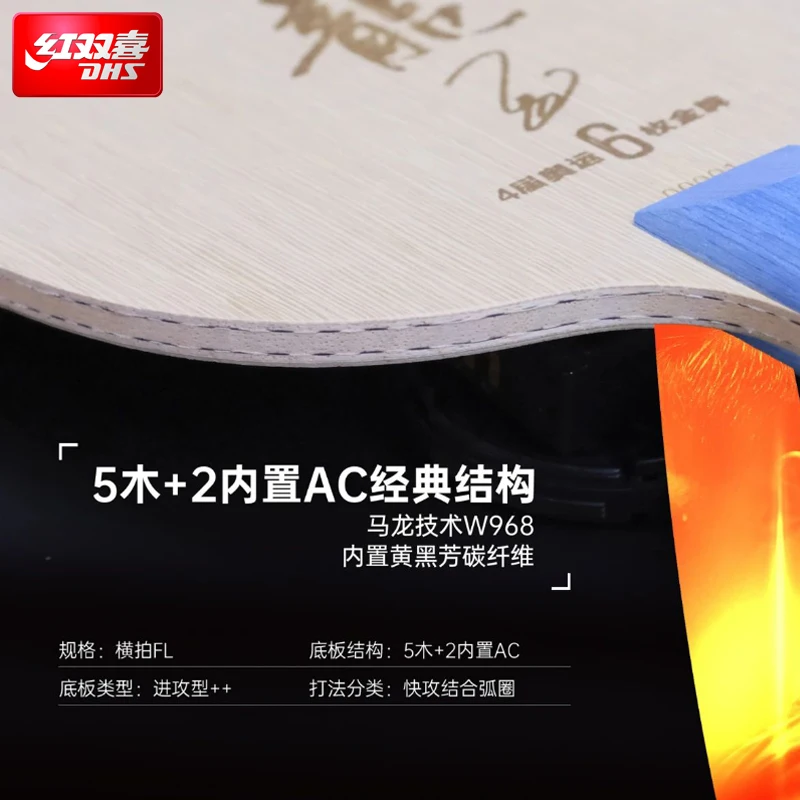 مضرب تنس الطاولة DHS Malong Si - مراجعة Table Tennis Zhang Jike وسعره